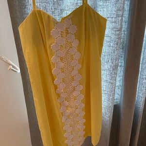Yellow Lily Pulitzer dress never worn with tags
